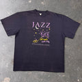 1998 Singapore Jazz Nite Hot Tunes Cool Cats Graphic Tee | XL–XXL