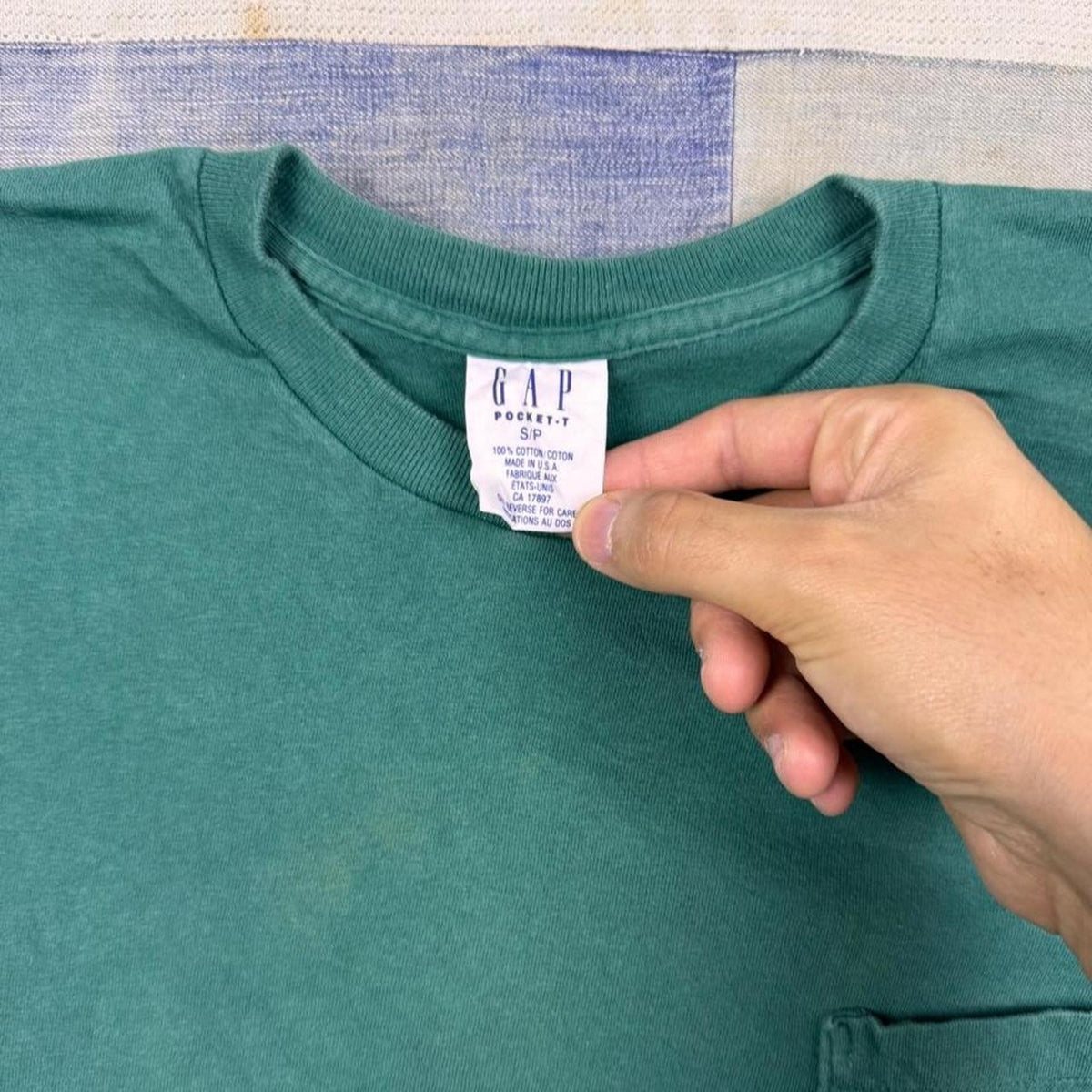 1990s Gap Pocket Tee | S