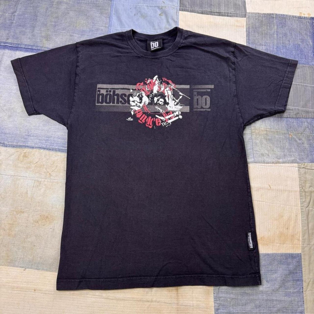 2000s Böhse Onkelz German Rock Band Graphic Tee | Large