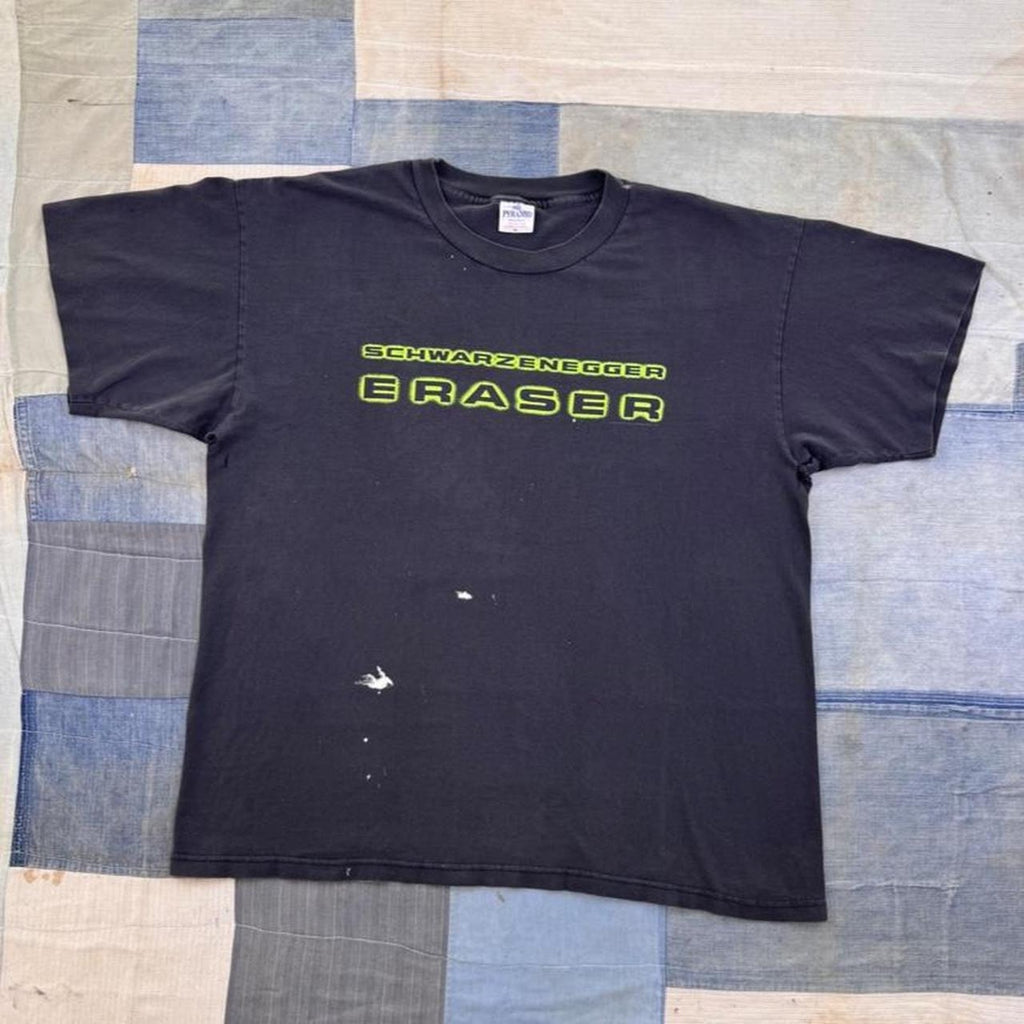 1996 Arnold Schwarzenegger Eraser Movie Promo Graphic Tee USA | XL