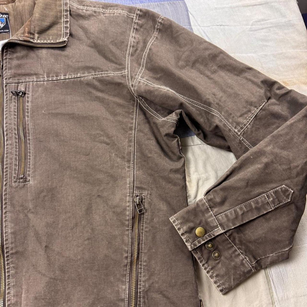 Vintage KÜHL Distressed Canvas Work Jacket | XL