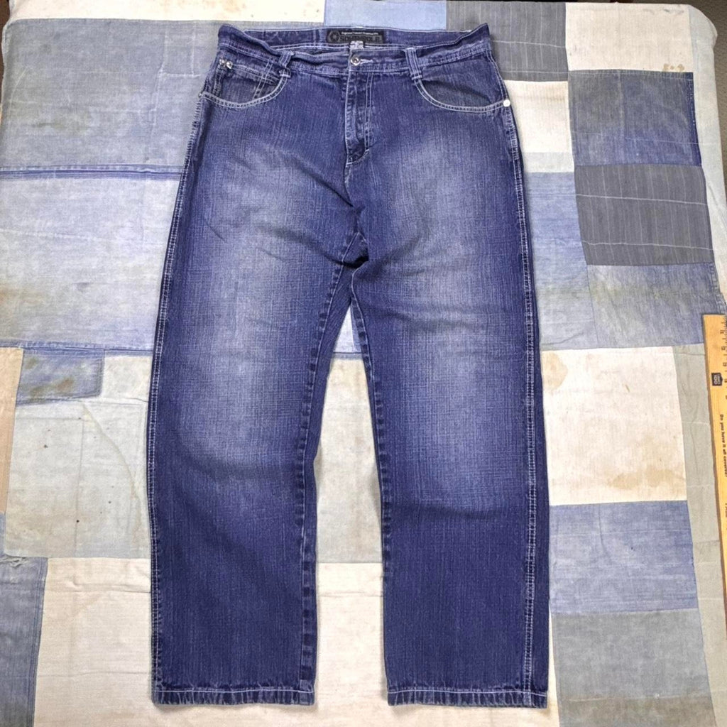 2000s Southpole brown tab baggy jeans | 36 x 31.5