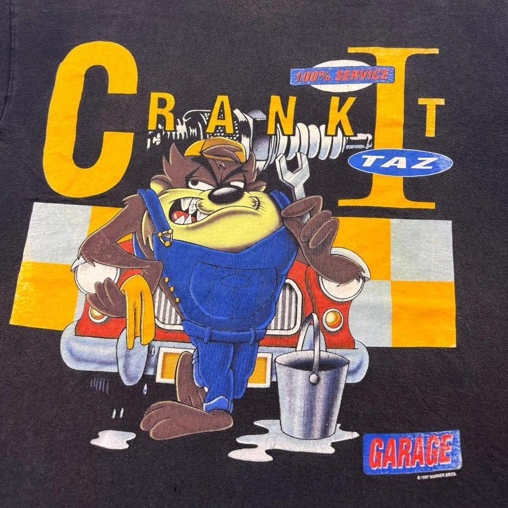 1997 Taz Crank It Garage Tee | Medium