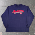 2001 Cleveland Indians Chief Wahoo MLB Long Sleeve Tee | Extra Large