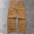 2000s Carhartt Brown Duck Double Knee Carpenter Pants | Women’s 30x29