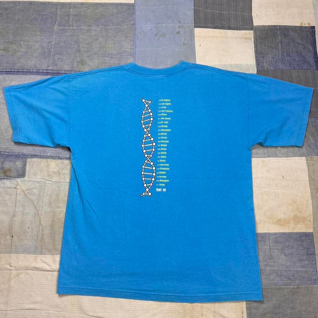 1998 REM blue band tee | XL
