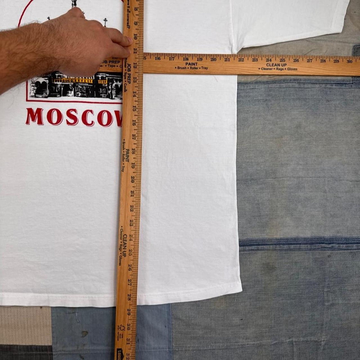 1990s Moscow Russia Saint Basil's Cathedral Souvenir Graphic Tee | Large
