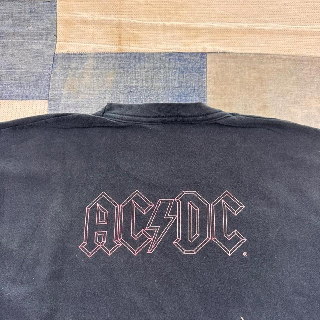 2000s AC/DC Rock and Roll Ain't Noise Pollution Sun-Faded Tee | Medium