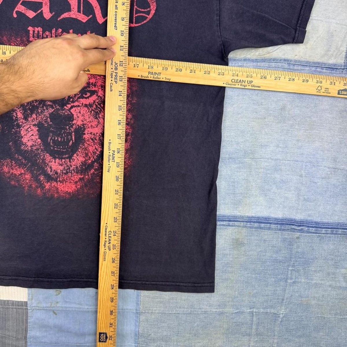 2000s VARG Wolfsblut German Metal Wolf Graphic Band Tee | Extra Large