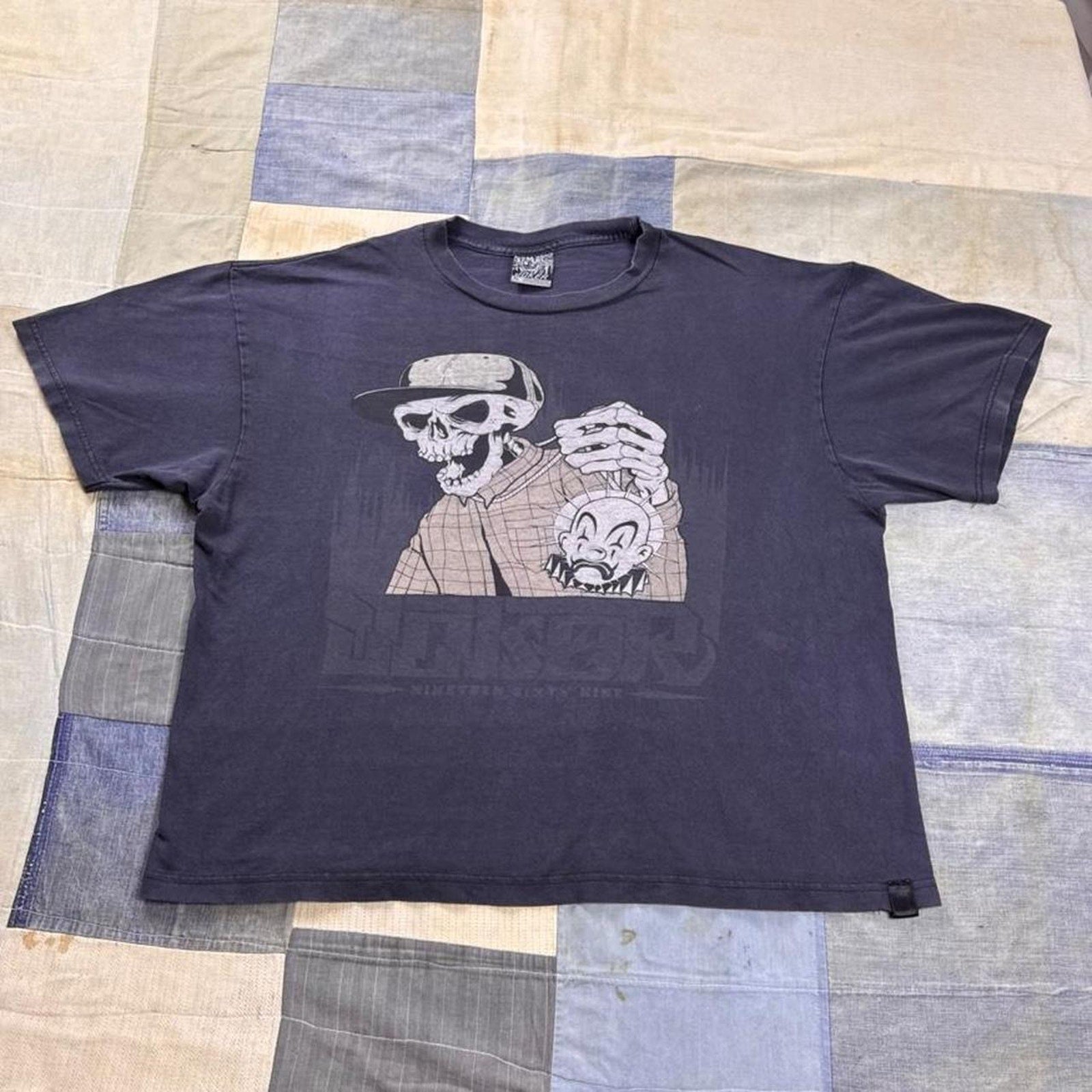 2000s Joker Mr. Cartoon Skeleton Puppet Tee | XL