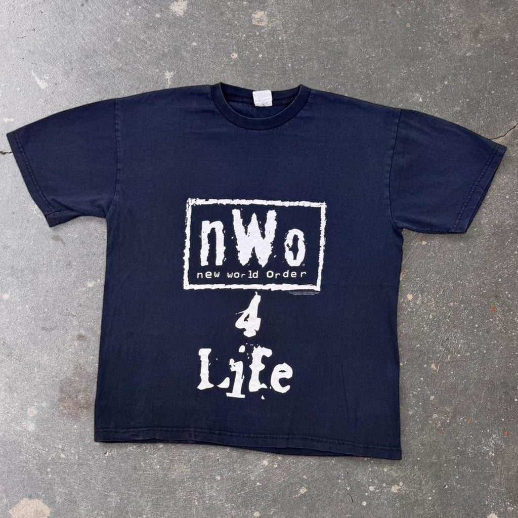 1998 WCW nWo 4 Life Wrestling Tee | XL