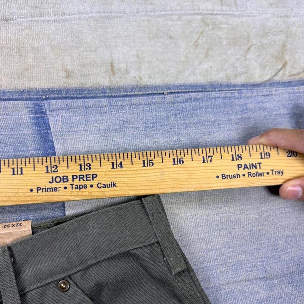 2000s Carhartt Moss Green Double Knee Carpenter Pants New With Tags | 30x32