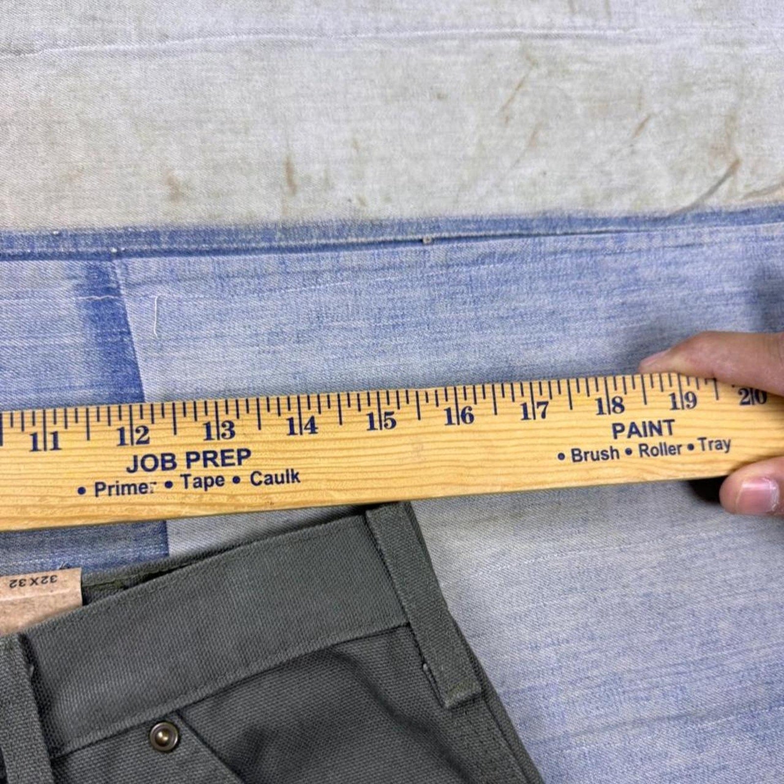 2000s Carhartt Moss Green Double Knee Carpenter Pants New With Tags | 30x32