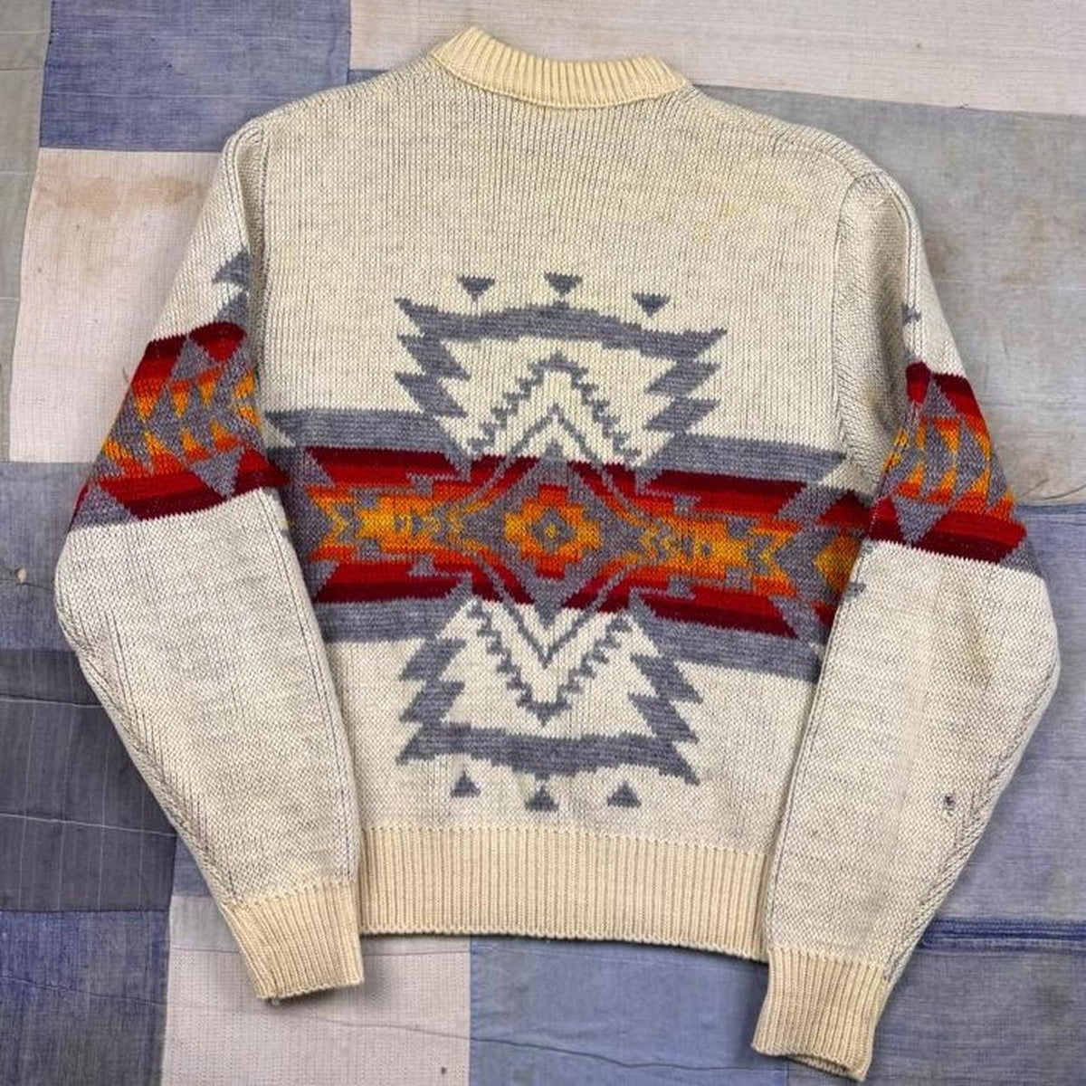 1980s Pendleton High Grade Western Wear Southwestern Wool Sweater | Medium