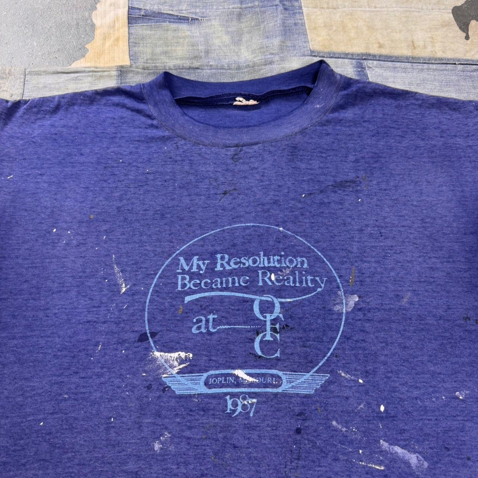 1987 joplin missouri blue paint Size large