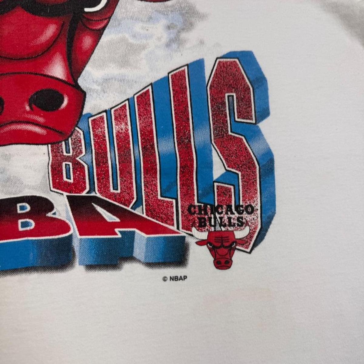 1990s Chicago Bulls Big Logo Tee | XL