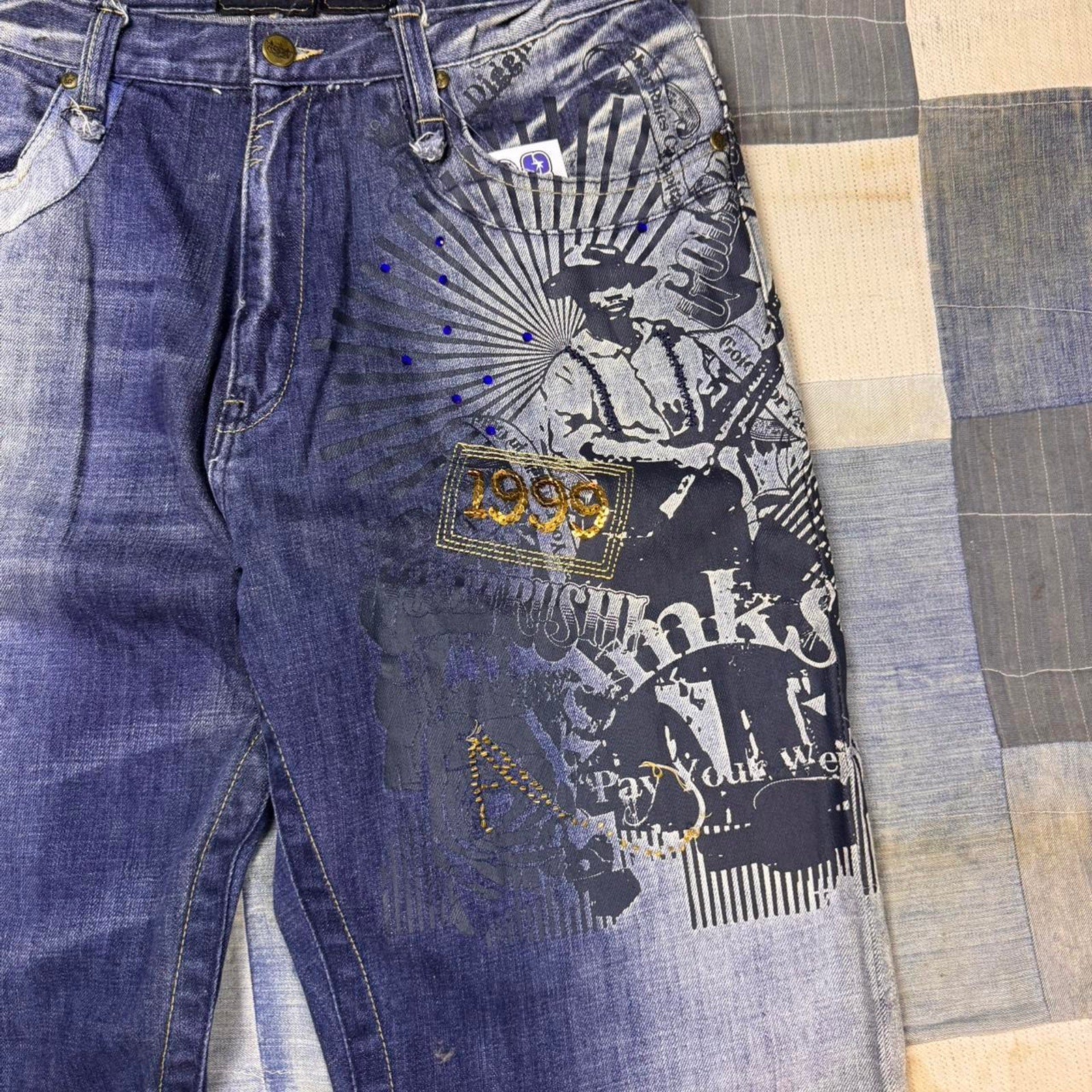 2000s akademiks jeans | 34x32.5