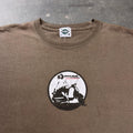 90’s Vintage Blunt Stakeboarding Brown Skater Tee Shirt Sz XL