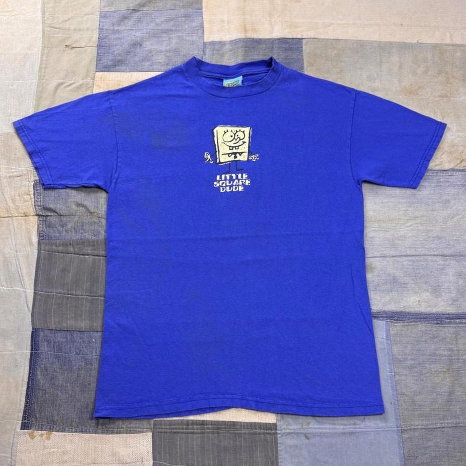 2001 SpongeBob Little Square Dude Graphic Tee | Large