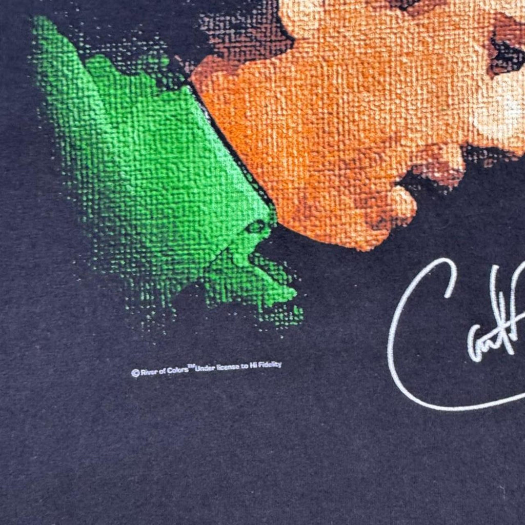1990s Santana Carlos Santana Portrait Graphic Tee | Large
