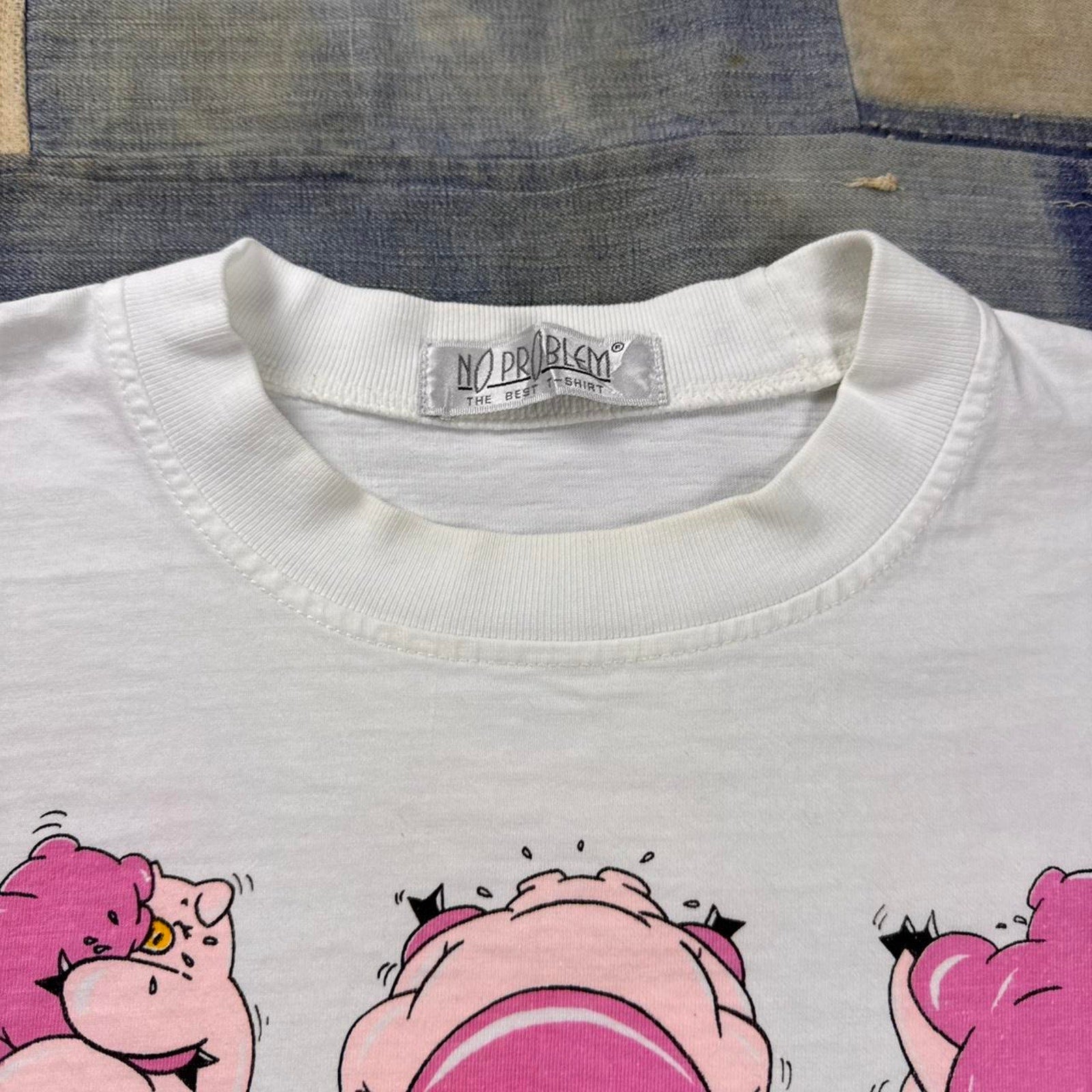 1990s Pigs having Sex Humor Tee | Large