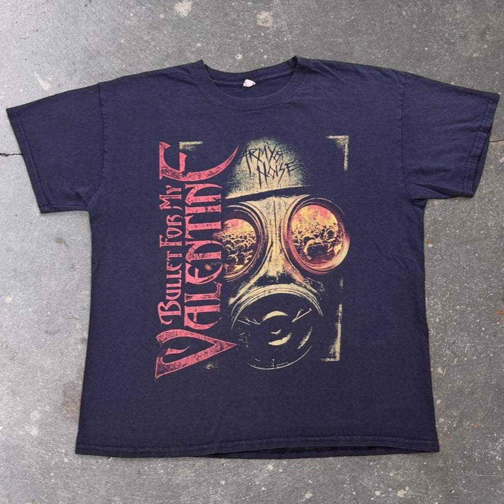 2015 Bullet for My Valentine European Tour Gas Mask Tee | Large
