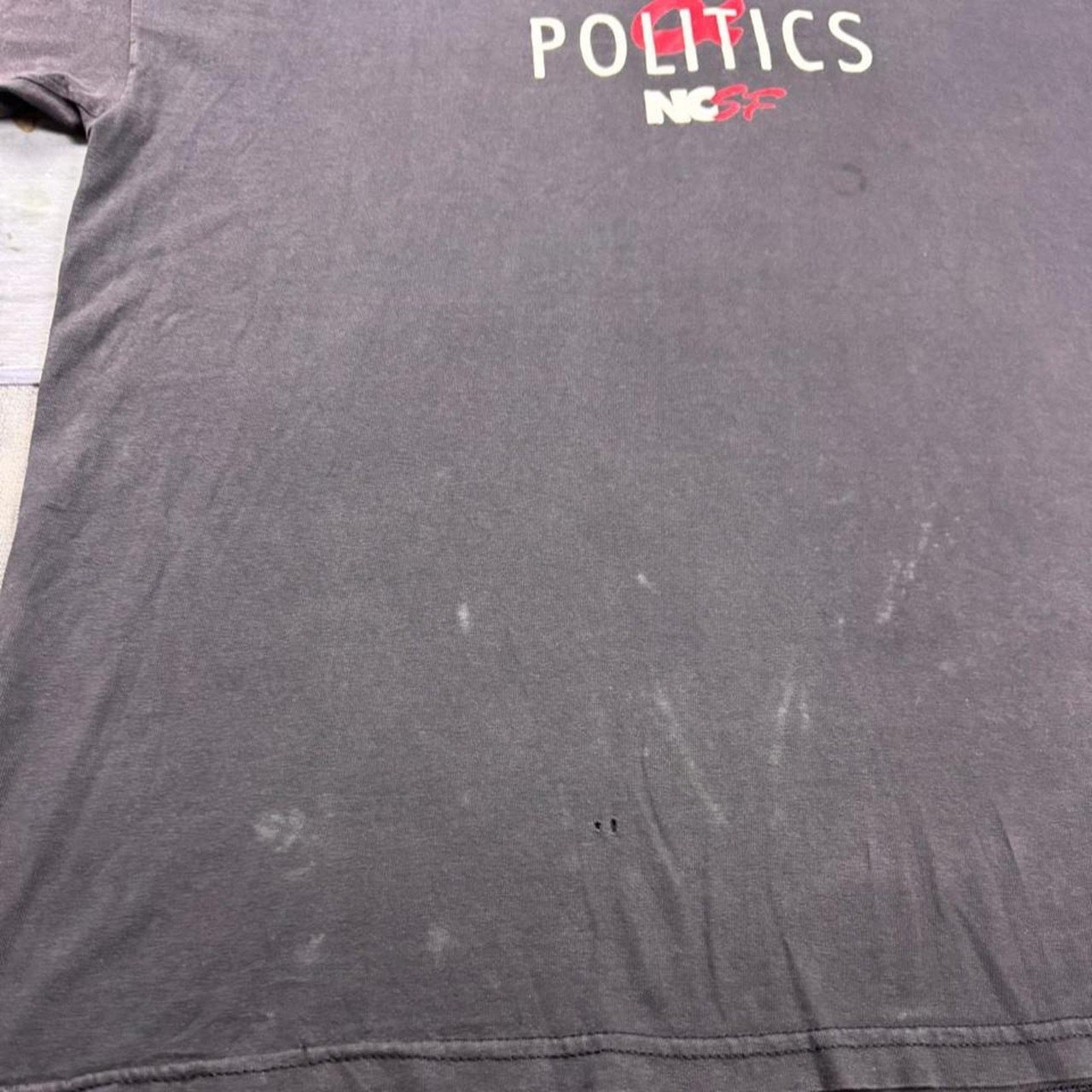 1990s NCSF Sex & Politics Strange Bedfellows Tee | XL