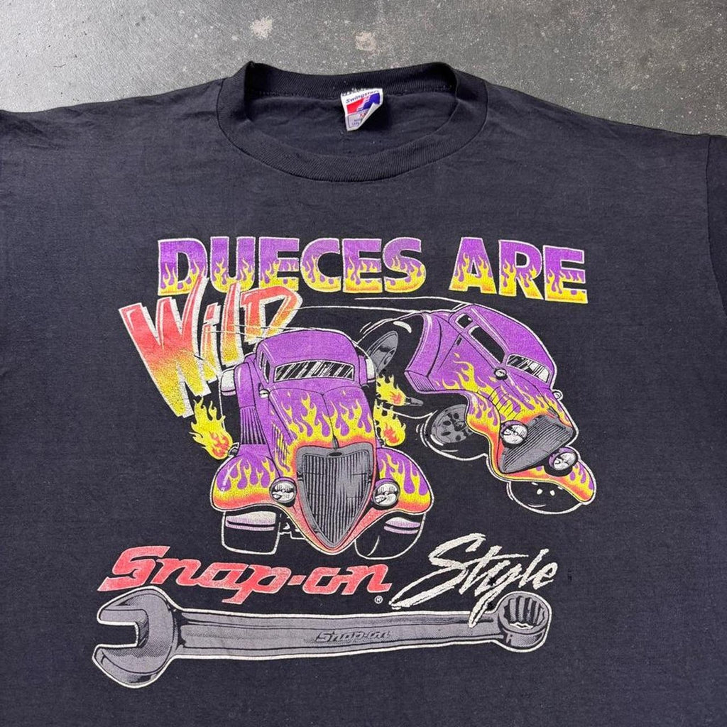 1990s Snap-on “Deuces Are Wild” Hot Rod Tee | XXL