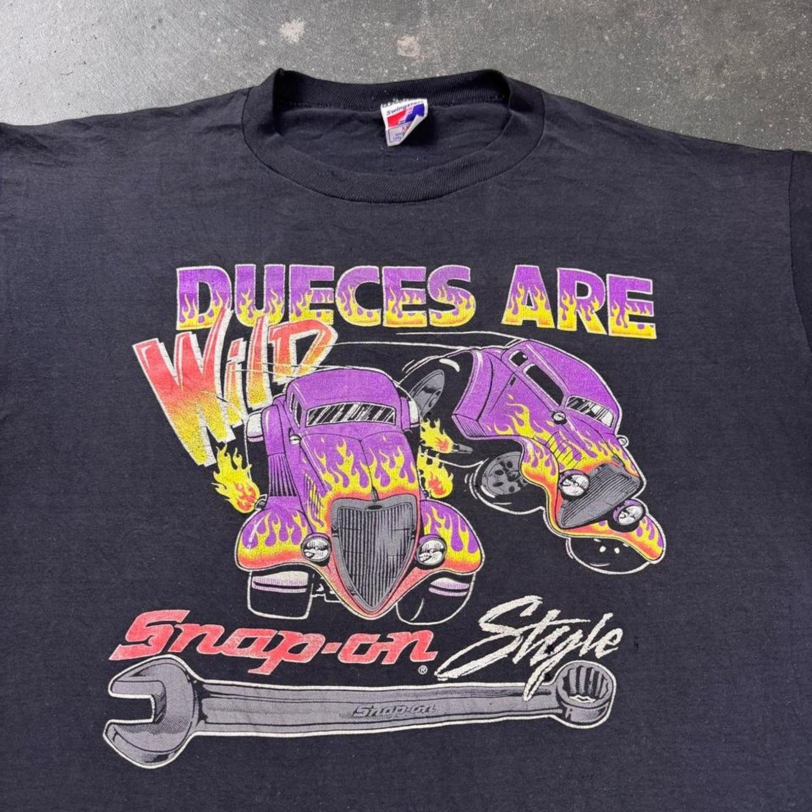 1990s Snap-on “Deuces Are Wild” Hot Rod Tee | XXL