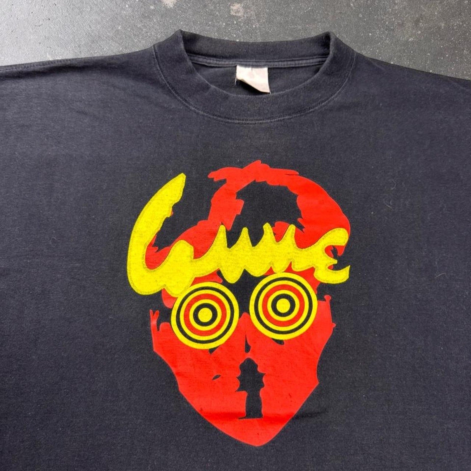 1990s The Cure Hypnotic Face band Tee | Large