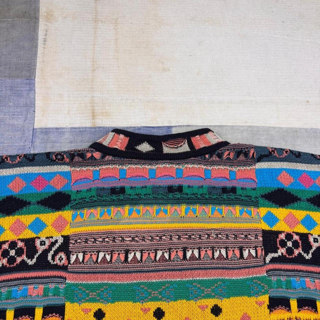 1990s Authentic Coogi Australia Sweater Multicolor Knit Made in Australia | M