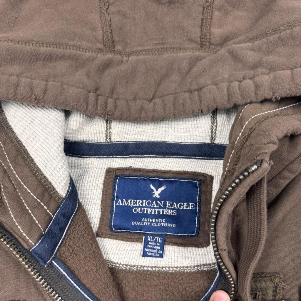 2000s American Eagle AE 77 Zip Hoodie | XL
