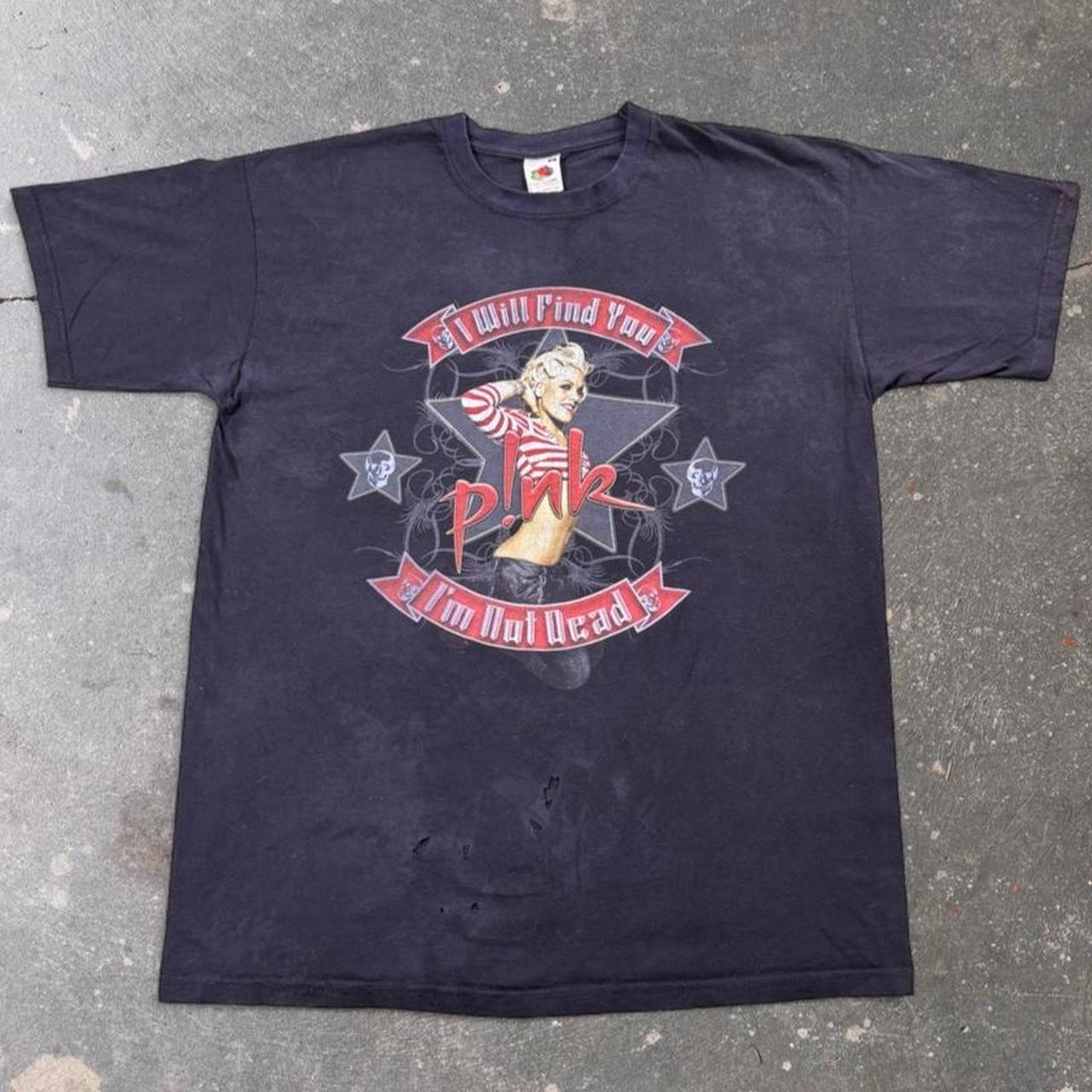 2000s P!nk I’m Not Dead World Tour Band Tee | Medium