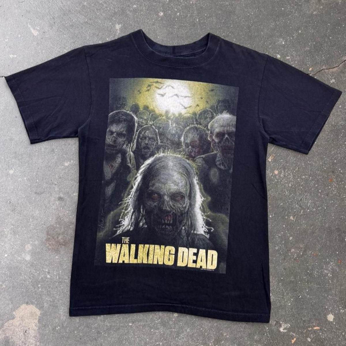 2010s The Walking Dead Walker Horde Horror Graphic Tee | Small