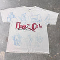 1990s New Orleans Jazz Cats All Over Print Graphic Tee | XL