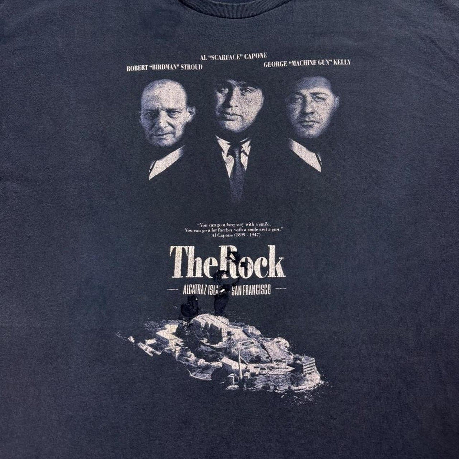 1990s Alcatraz The Rock Infamous Prisoners Tee | 2XL