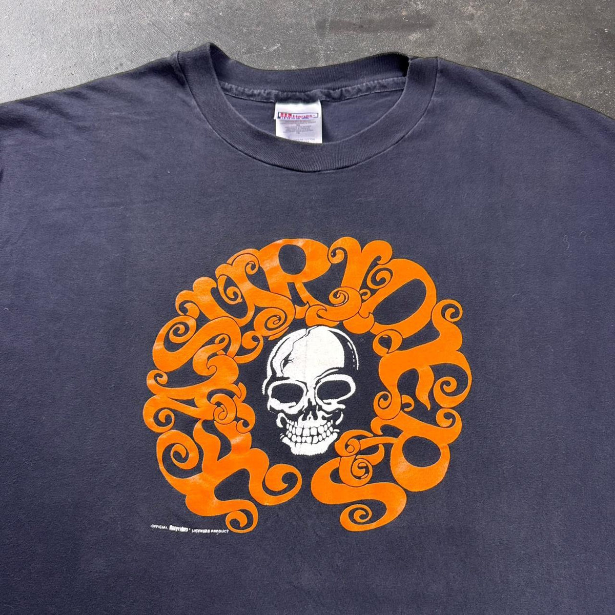 1990s Easyriders Columbus Ohio Skull Graphic Biker Tee | XL