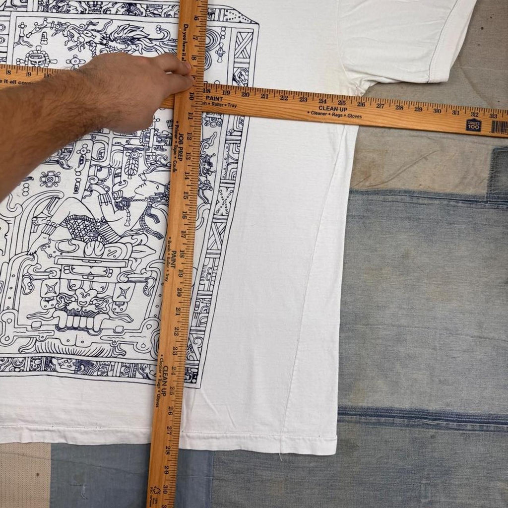 1990s Mayan Codex Art Tee | 2XL