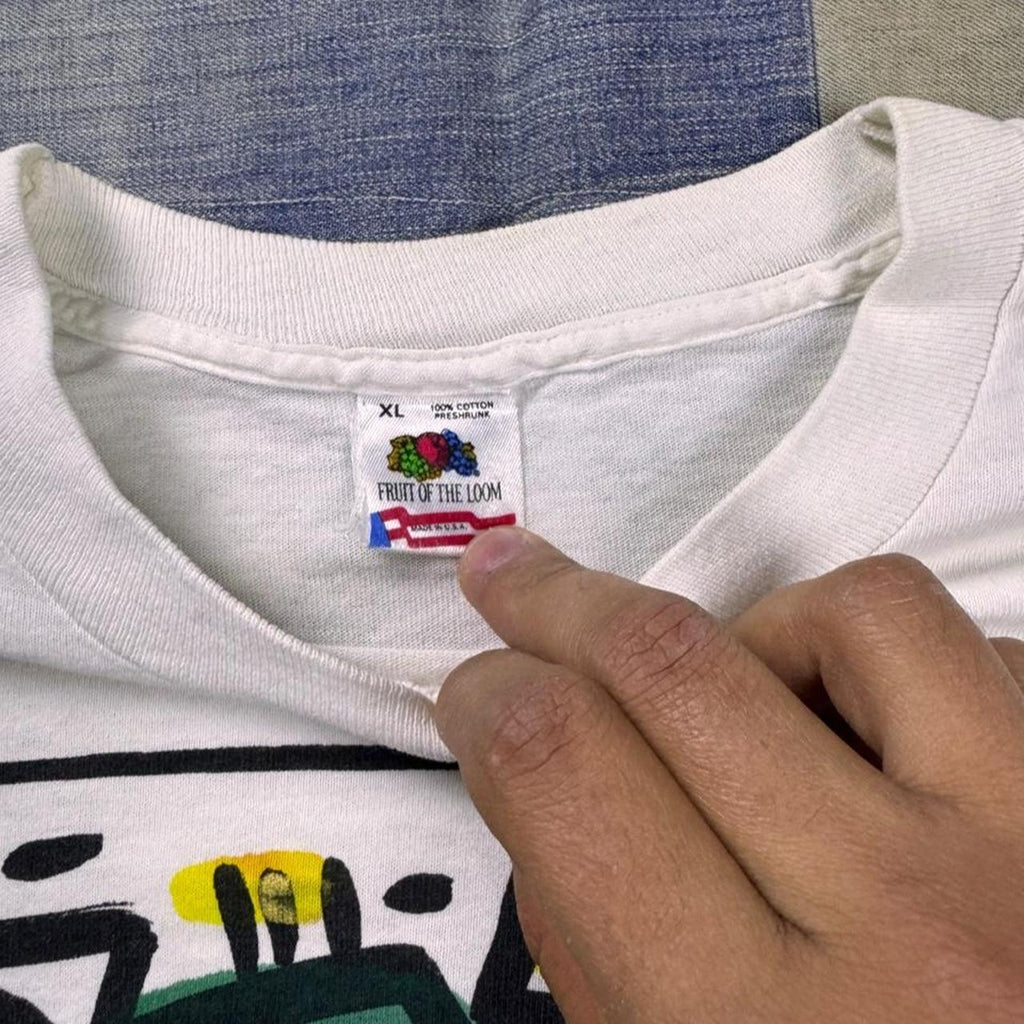 1990s Andrzej “Ecstasy Art” abstract 2 tee | XL