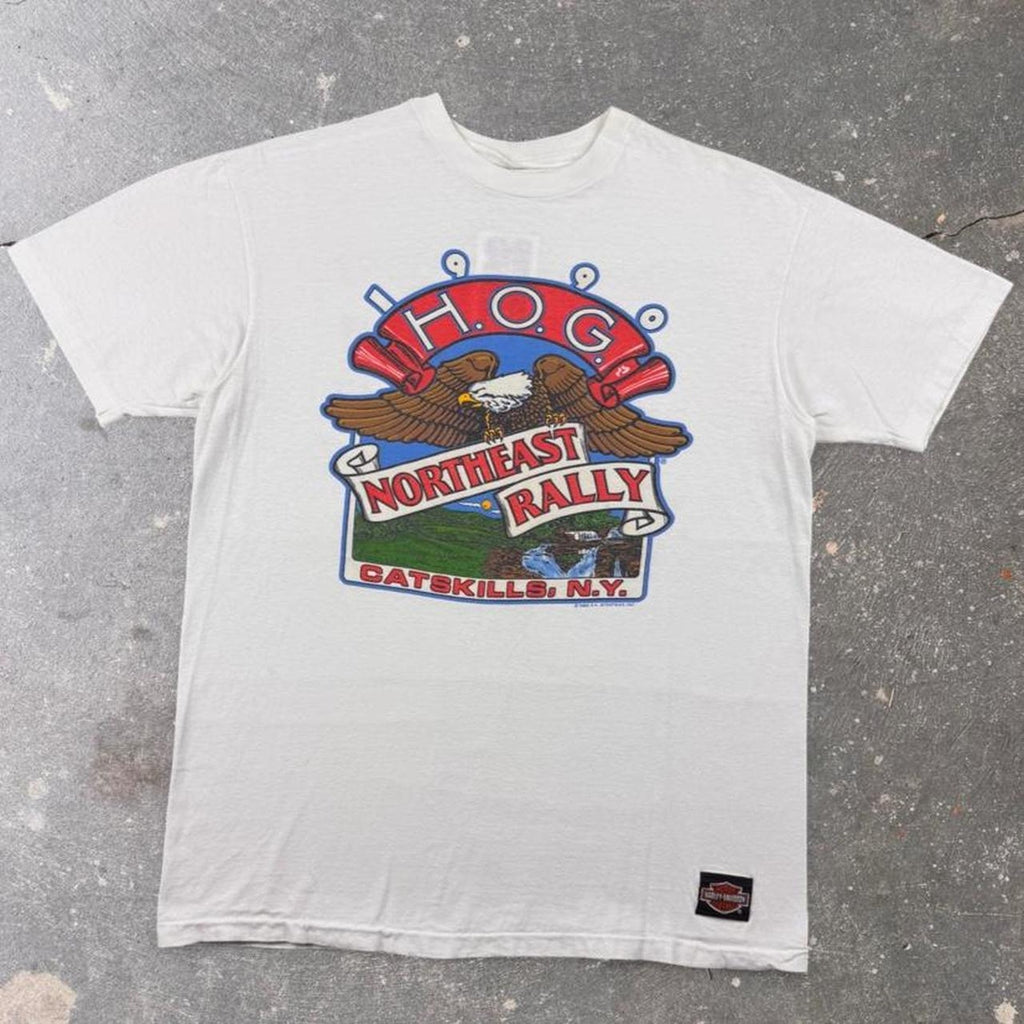 1990 Harley-Davidson H.O.G. Northeast Rally Tee | Large