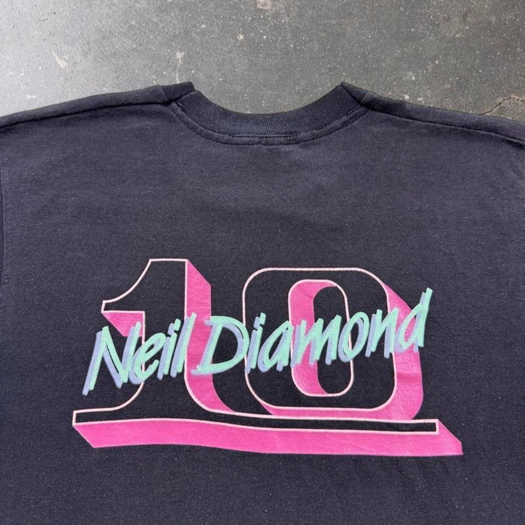 1980s Neil Diamond See Factor Tour Crew Tee | Small