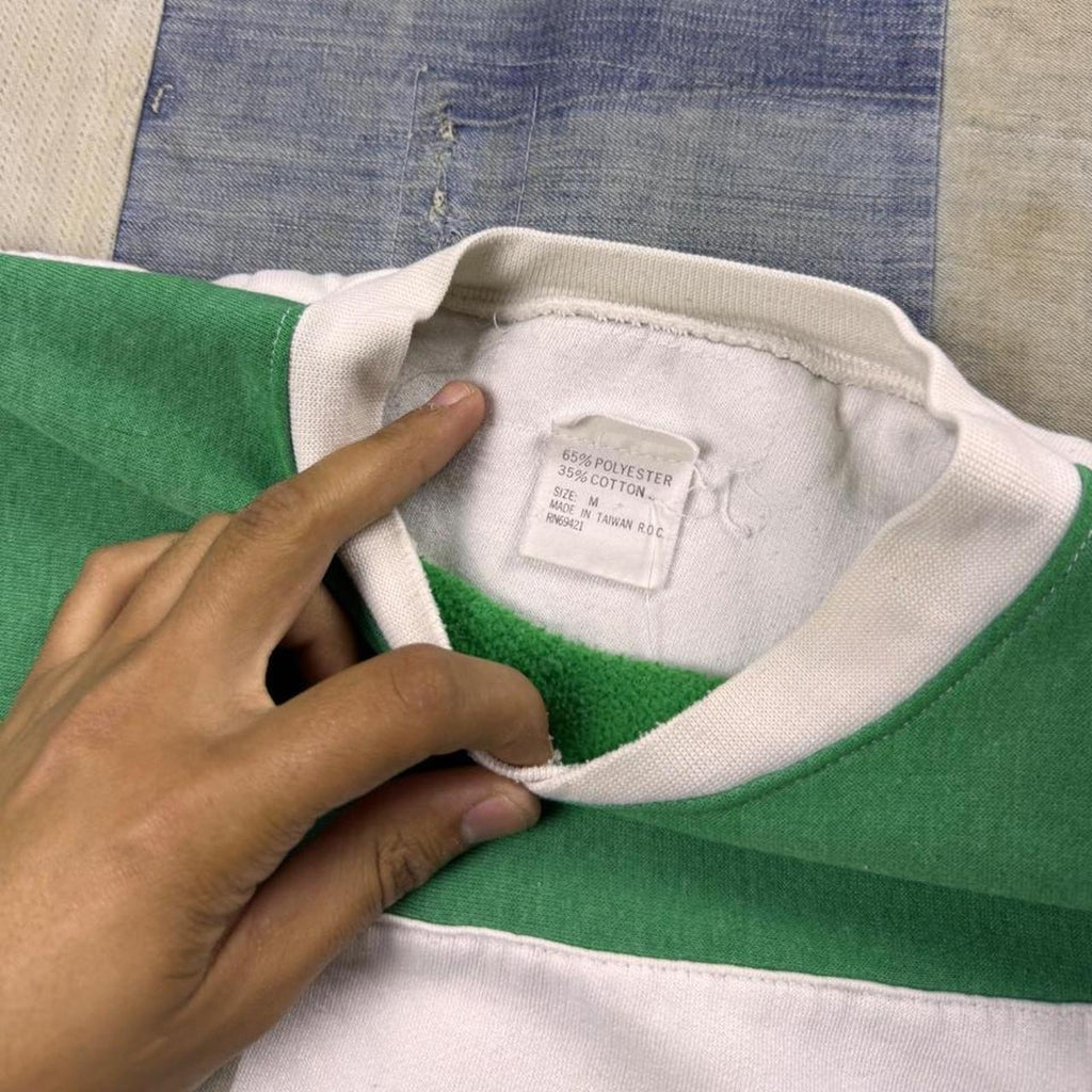 1980s Reebok RS 58 Colorblock Crewneck Sweatshirt | Medium