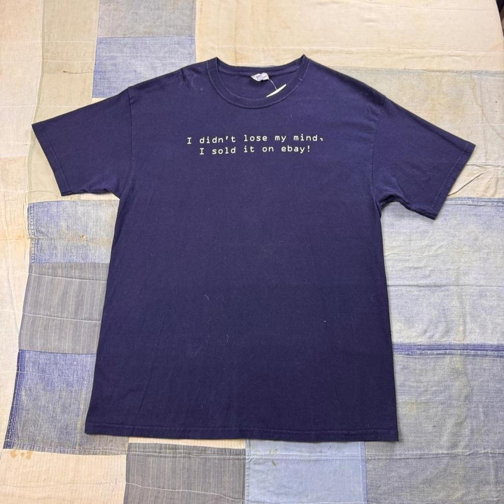 2000s eBay “I Sold My Mind” Funny Graphic Tee | Large