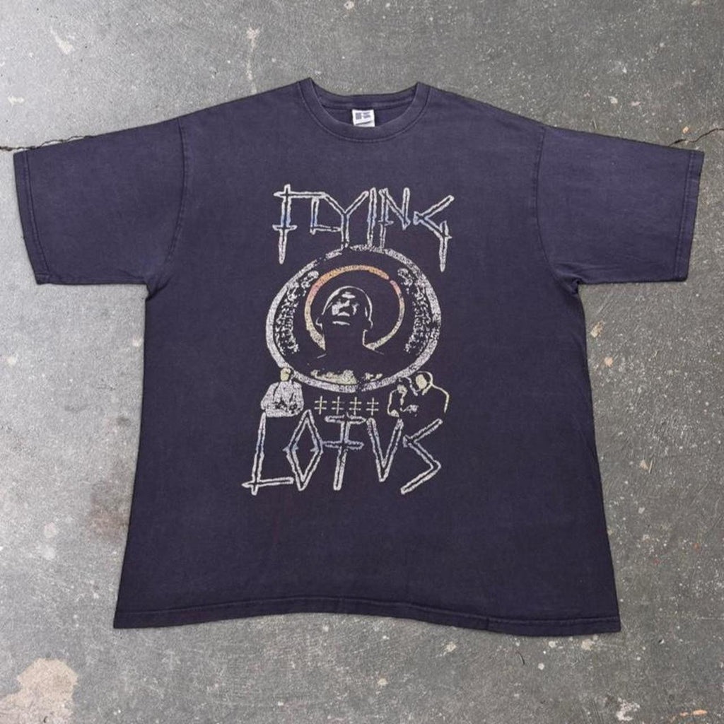 2000s Flying Lotus Experimental Hip-Hop Graphic Tee | XL