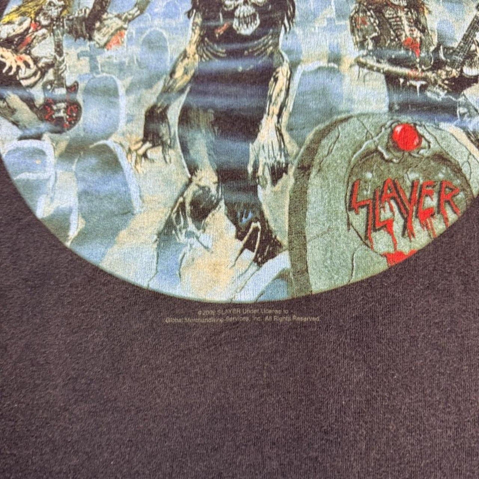 2006 Slayer Live Undead Graphic Band Tee | Medium
