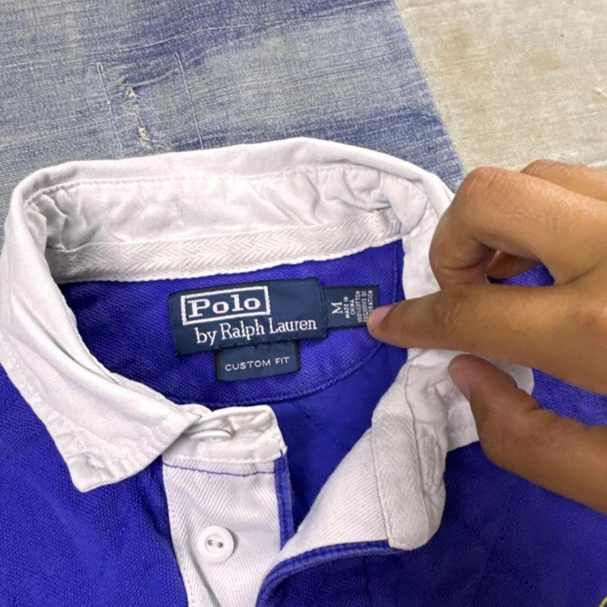 Polo Ralph Lauren Big Pony Custom Fit Rugby Shirt | Medium