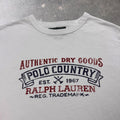 2000s Polo Country Ralph Lauren Authentic Dry Goods Graphic Tee | Small