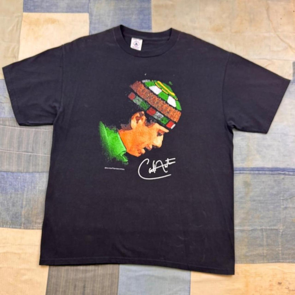 1990s Santana Carlos Santana Portrait Graphic Tee | Large
