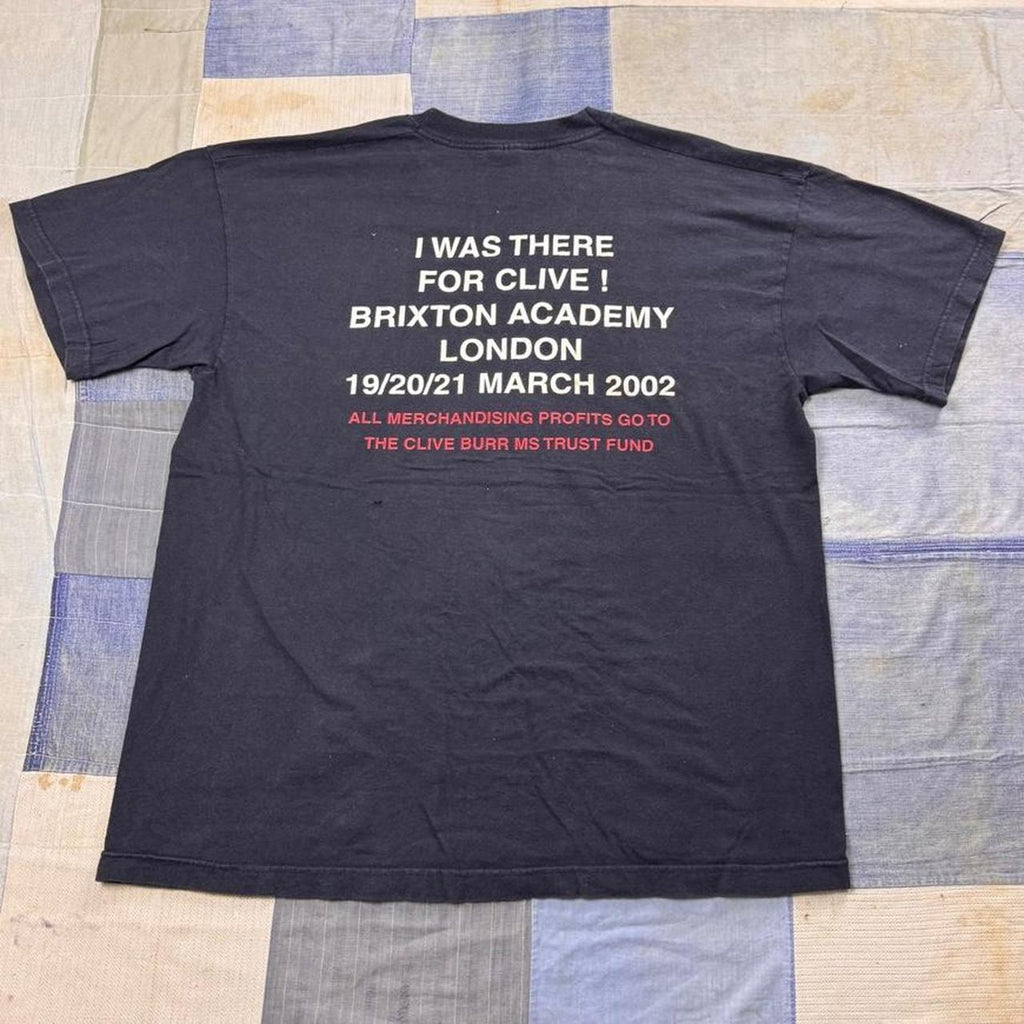 2002 Iron Maiden Clive Burr Benefit Brixton Academy Concert Tee | XL
