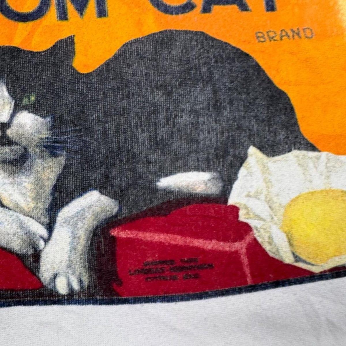 1990s Tom Cat Brand Cat Sweatshirt | L